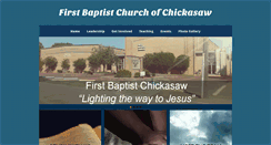 Desktop Screenshot of fbcchickasaw.com